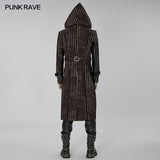 Punk decadent stripe coat
