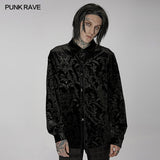 Loose Goth Print Shirt