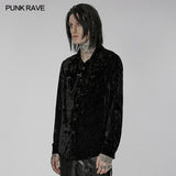 2022 Gothic daily  velvet  shirt