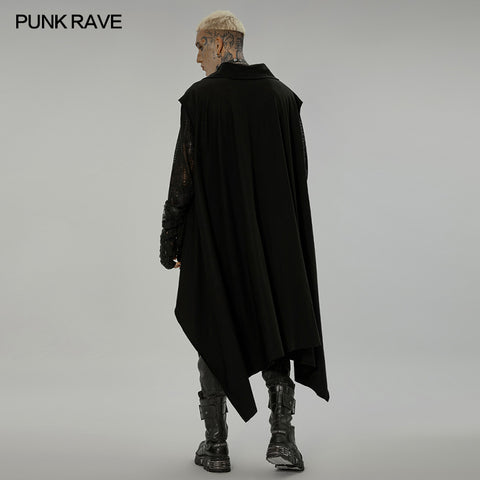 Dark sweatshirt vest
