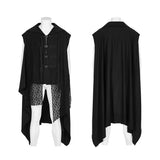 Dark sweatshirt vest