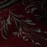 Elaborately embroidered gothic mid-length coat