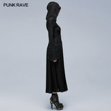 Gothic cut-out applique coat
