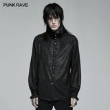 Gothic asymmetric shirt