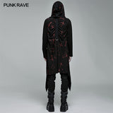 Goth printed knitted coat