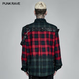 Punk Color Plaid Shirt
